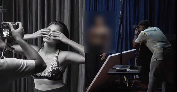 netizens comment on photographer of ramya pandiyan photoshoot getting viral