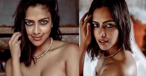 actress amala paul hot photos in single bikini dress