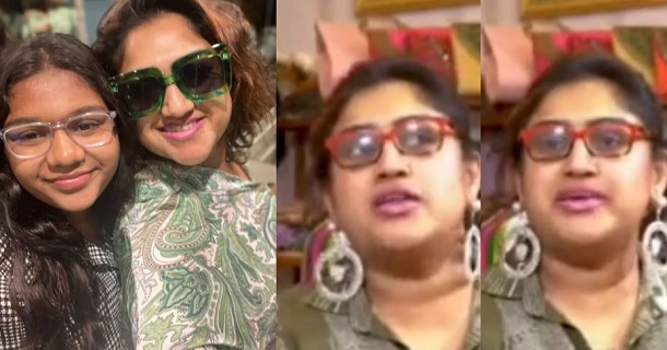 vanitha says about her second daughter in an interview video getting viral