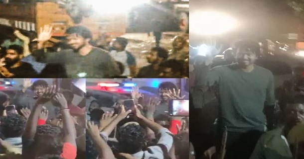 vijay met fans during varisu shooting on accepting fans request