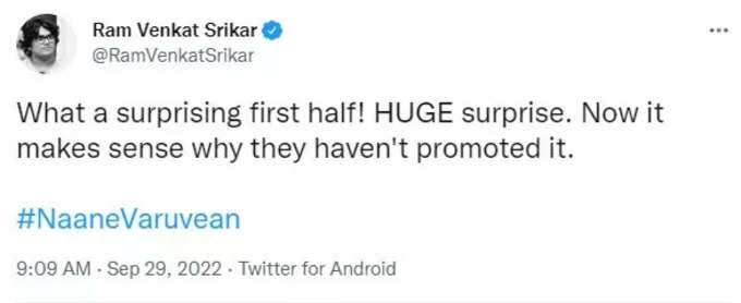 naane varuvean twitter review from fans getting viral and twitter trending