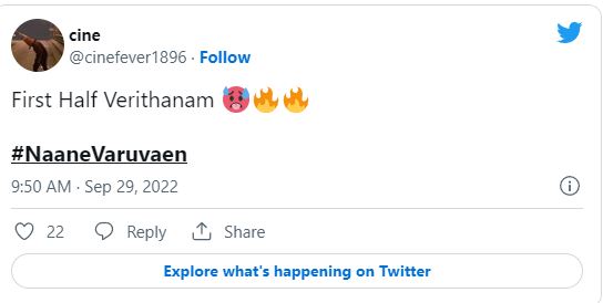 naane varuvean twitter review from fans getting viral and twitter trending