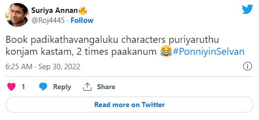 ponniyin selvan part 1 release getting positive reviews and twitter trending