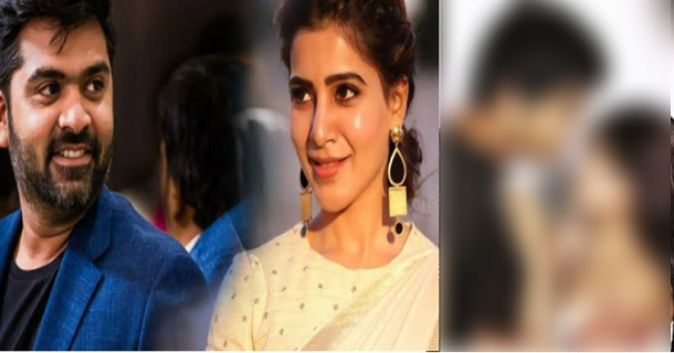 simbu and samantha romantic photos getting trending