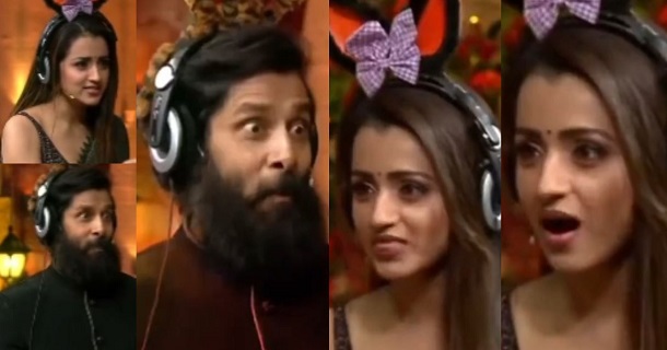 trisha and vikram play during ponniyin selvan promotion event video getting viral on social media