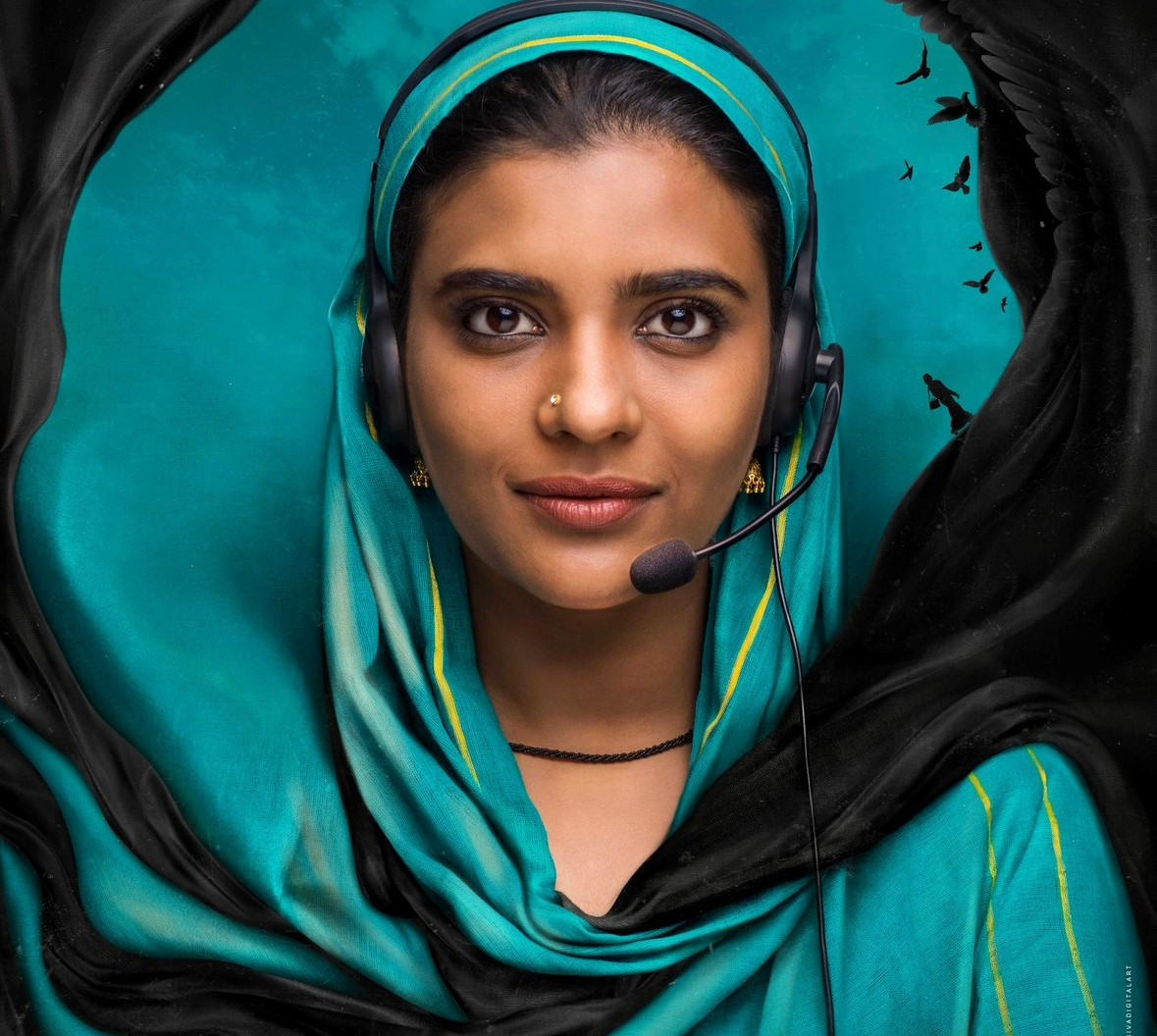 aiswarya rajesh new look on converted religion photos getting viral