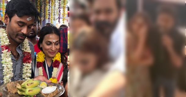 dhanush and aishwarya call off their divorce and their romantic video getting viral on social media