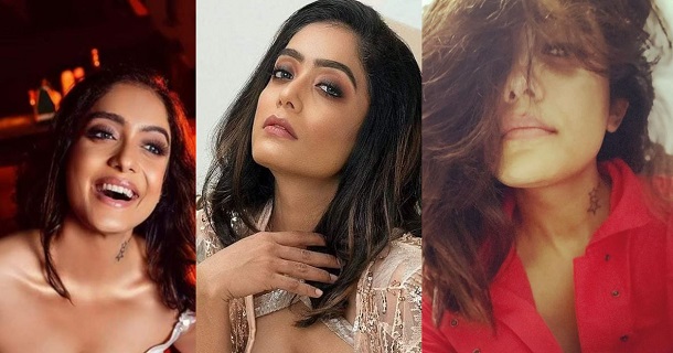 biggboss abirami hot moon tshirt photo and video getting likes and comments in social media