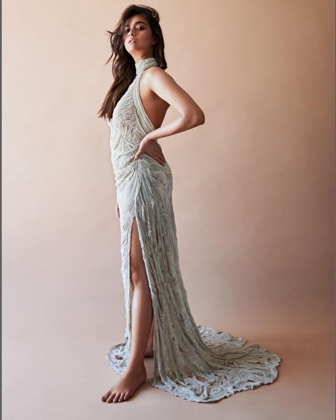 keerthy suresh hot photos in thread like dress getting viral