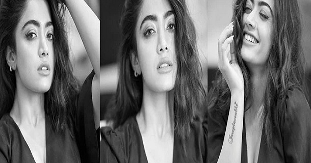 rashmika mandanna hot photos in vacation in maldives getting viral