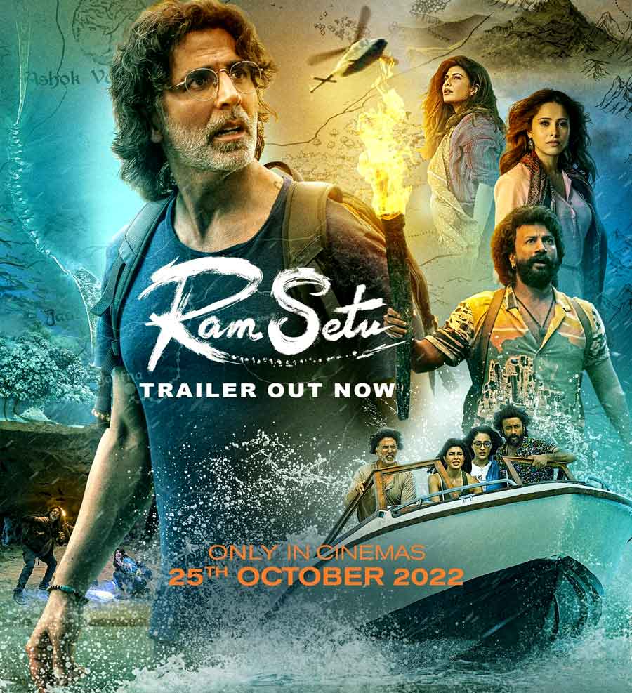 ram setu trailer vidoe getting viral on social media