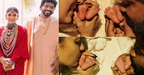 nayanthara and vignesh shivan twin babies surrogacy mother details has been spreading on social media