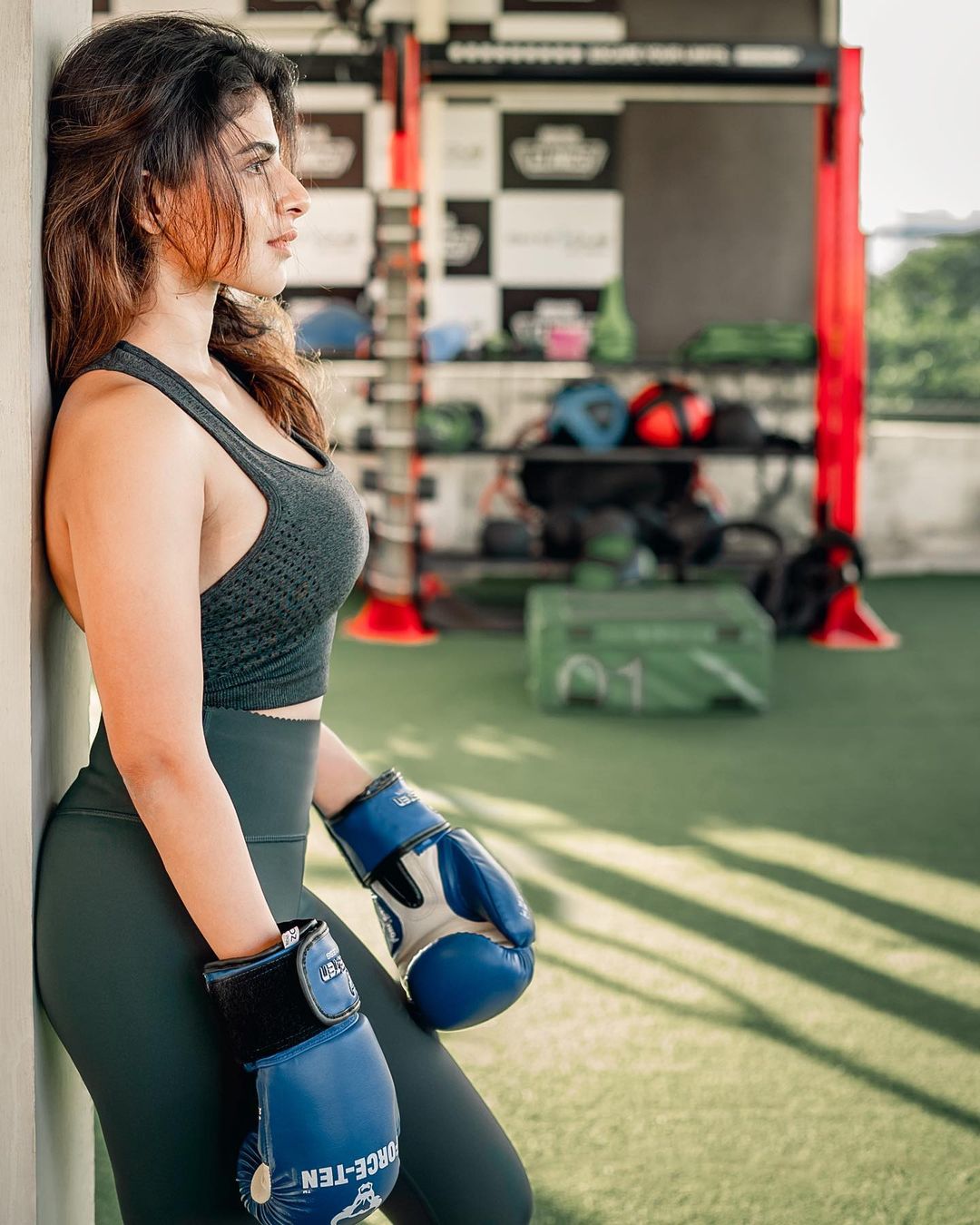 iswarya menon hot photos post work out getting trending