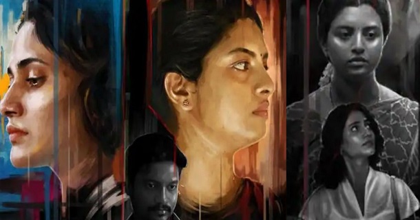 annapoorani first look poster getting viral starring losliya and lijomol jose