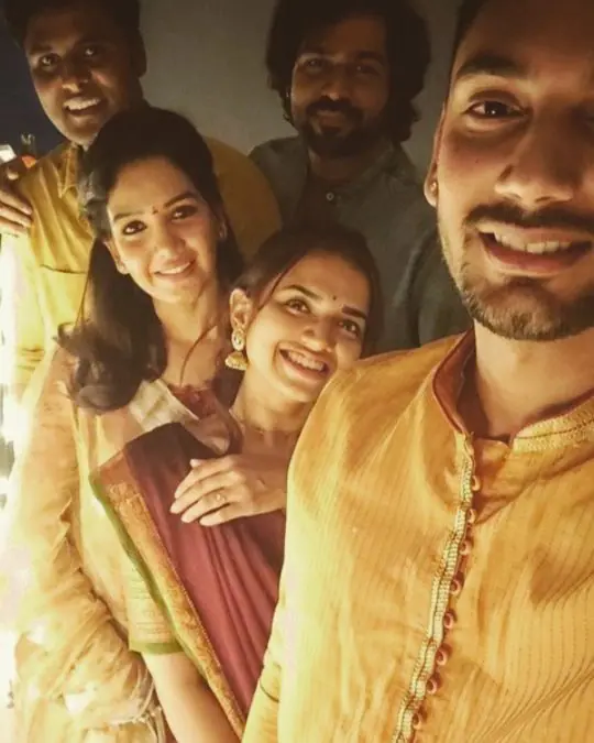 amir pavni reddy diwali celebration romantic photos getting viral