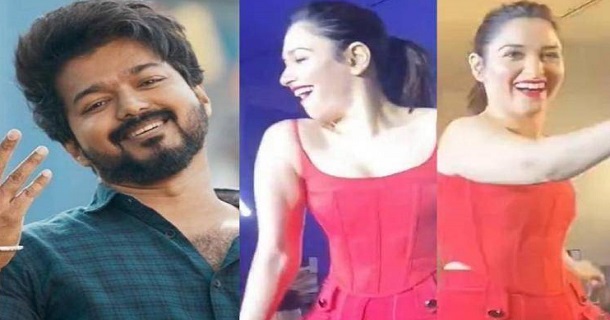 tamanna bhatia dances for vaathi coming song in recent function video viral