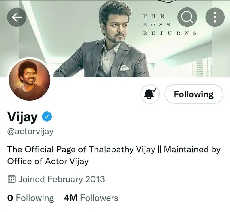 thalapathy vijay surprises his diehard fan by changing his dp