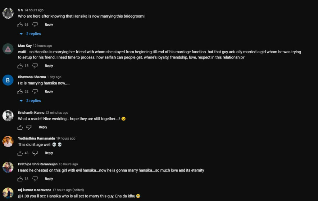 hansika motwani dances in future husband first marriage video getting viral