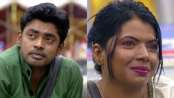 sandy master ex wife kajal pasupathy visits sandy master and clicks photo with his children and wife