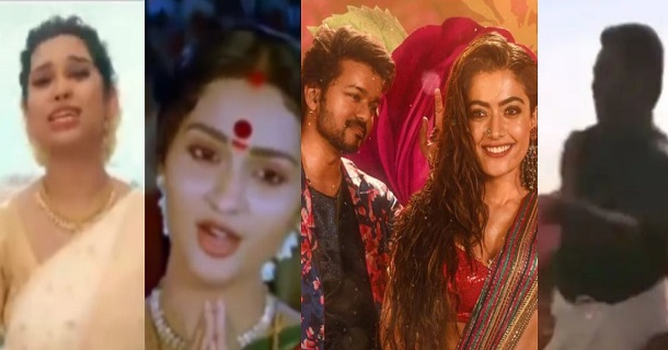 varisu film ranjithame song copycat from many tamil songs video getting viral