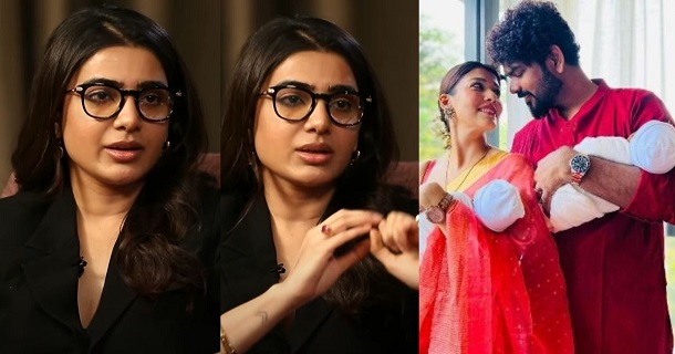 samantha speaks up about nayanthara vignesh shivan surrogacy babies in yasodha movie interview