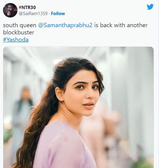 yasodha movie getting high positive response and twitter review viral