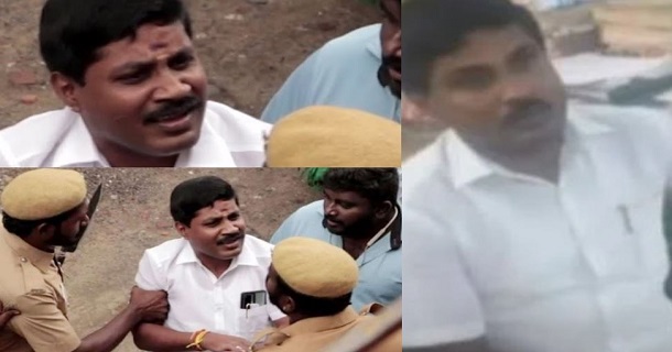 gpmuthu got arrested and photo getting viral on social media but it is parole movie promotion