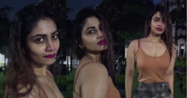 shivani narayanan hot video got wet in rain getting viral