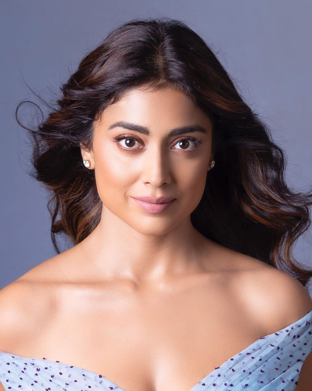 shriya saran hot photos showing glamour gown