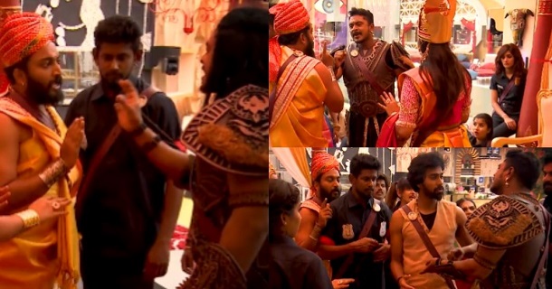 vikraman azeem fight during royal museum task promo video getting viral