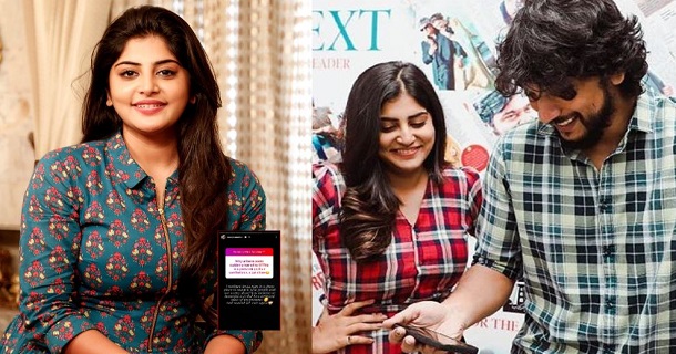 manjima mohan sudden decision of deleting all instagram posts to spread positivity