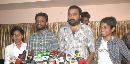 pasanga movie sreeram says that he is not a kid anymore as called kid on stage