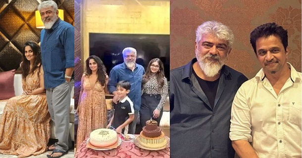 shalini birthday party ajith shalini photos getting viral