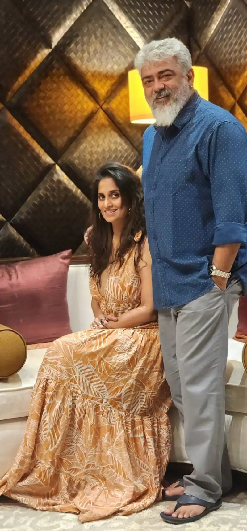 shalini birthday party ajith shalini photos getting viral