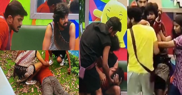 azeem fainted down due to high bp 190 and contestants took him to medical room