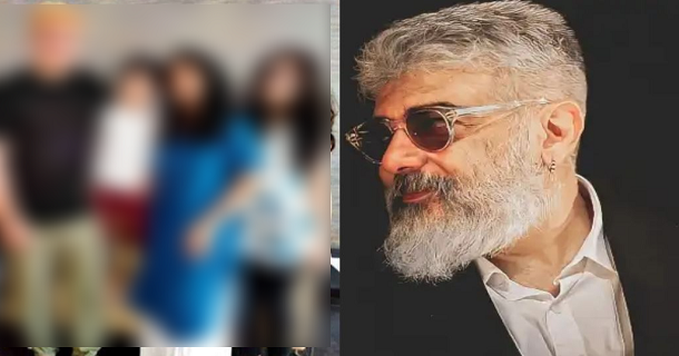 ajith brown hair look photo getting viral on social media