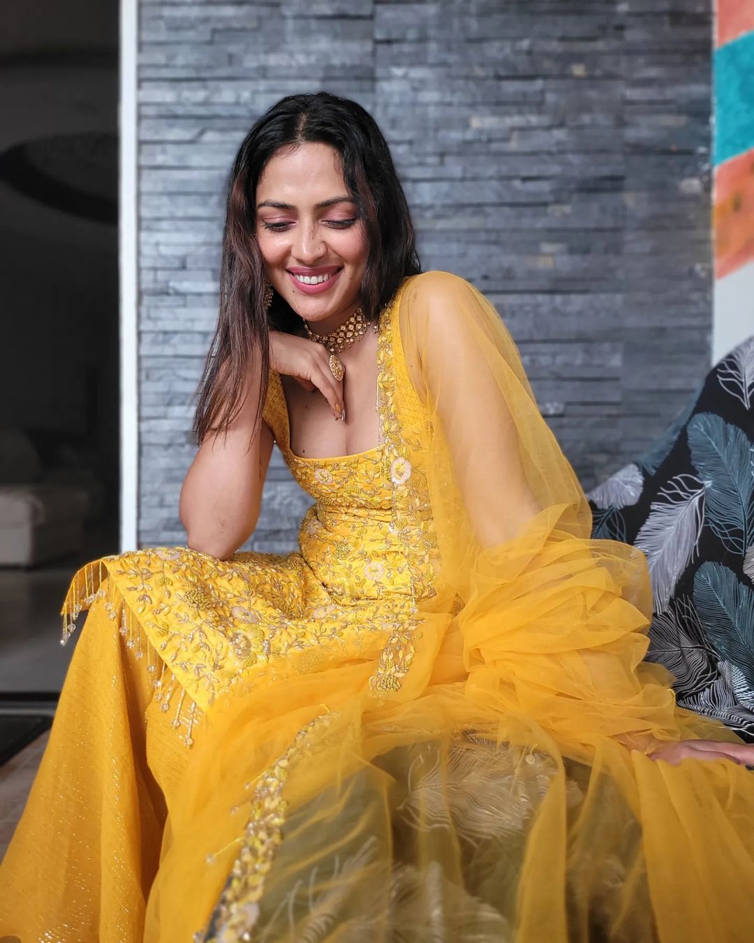 amala paul hot photos in tight chudithar dress getting viral on social media