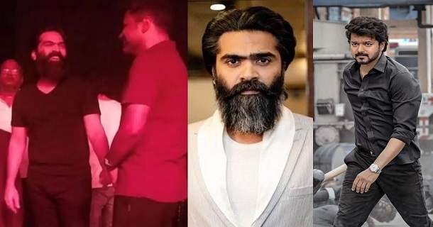 simbu not only sung thee thalapathy song but also acted in varisu movie small character information getting viral