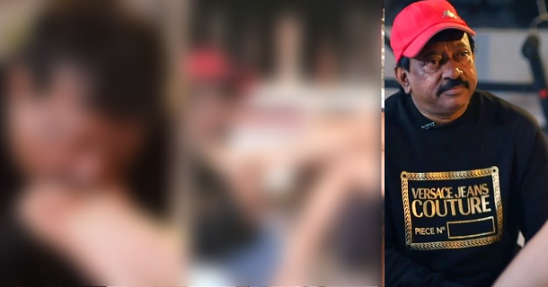 ram gopal varma kissed and licked actress ashu reddy feet video getting viral on social media