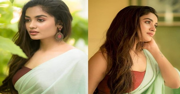 teju ashwini hot photos in pink dress getting viral on social media