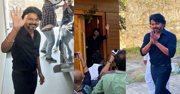 thalapathy vijay pose with physically challenged fan trolled by netizen as he pose for varisu promotion