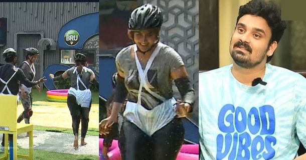 myna nandhini was bodyshamed on diaper task and her husband yogeswaran felt bad on these comments