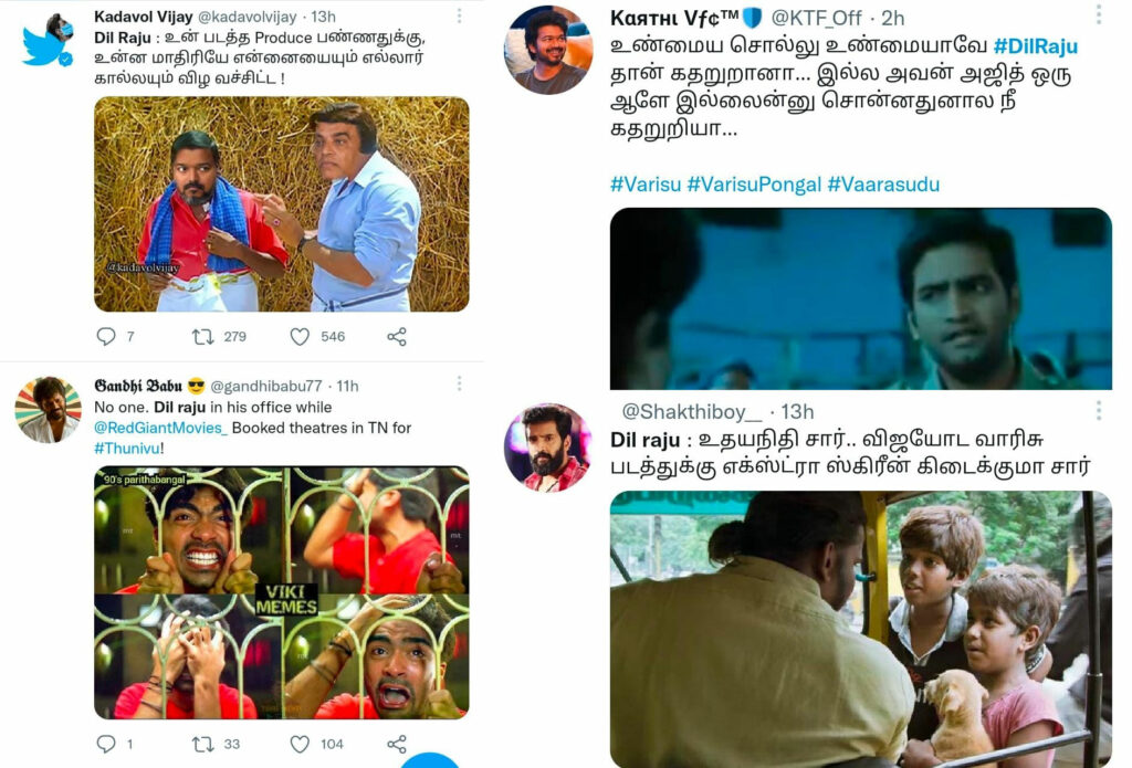 dil raju interview about theatre allocation for varisu and thunivu getting slammed and trolled on social media