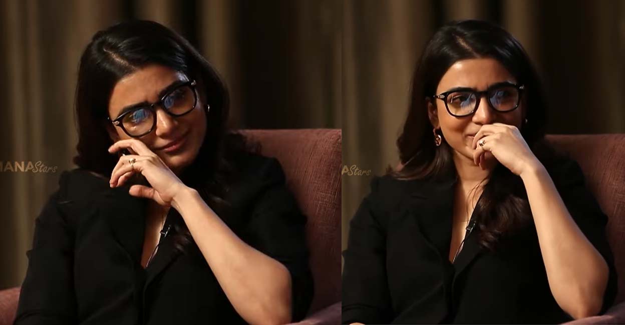 samantha video during shakuntalam press meeet