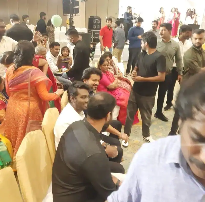 thalapathy vijay in priya atlee baby shower function video getting viral