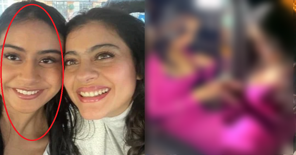 kajol daughter nysa devgn hot dress in public video getting viral on social media