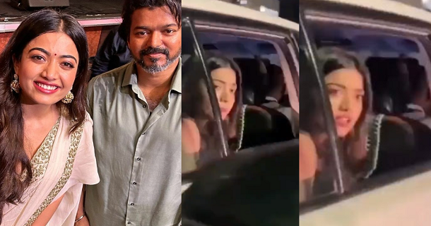 rashmika advises fans following the car for not wearing helmet viral video