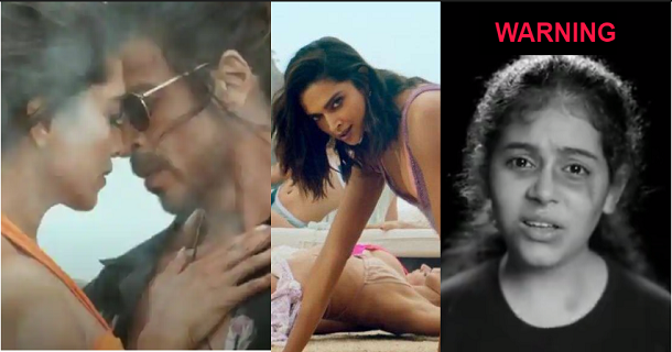 the kashmir files director vivek agnihotri slams pathaan besharam song by posting warning video with a small girl