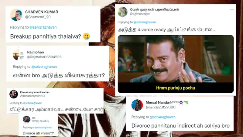 selvaraghavan sudden tweet about family spreading divorce rumours