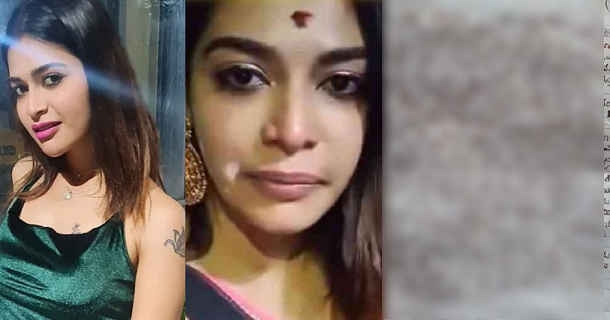 dharsha gupta shocked on seeing letter with blood